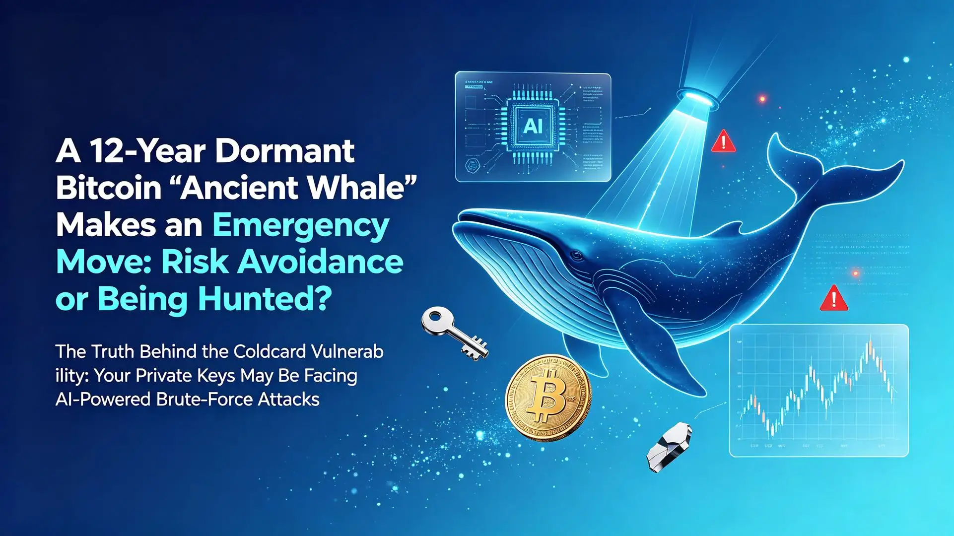 A 12-Year Dormant Bitcoin “Ancient Whale” Makes an Emergency Move: Risk Avoidance or Being Hunted? 