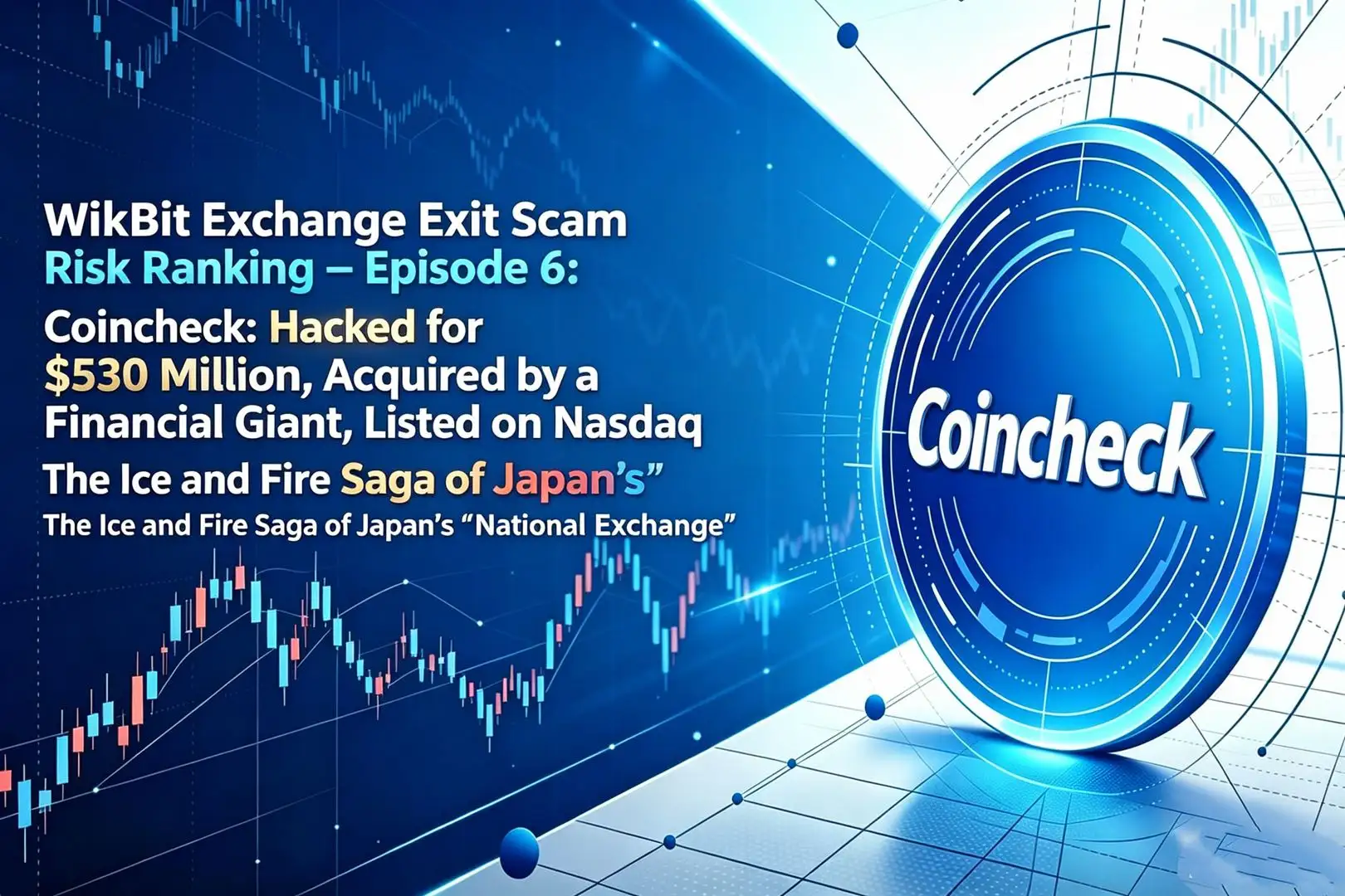 WikiBit Exchange Exit Scam Risk Ranking – Episode 6: Coincheck: Hacked for $530 Million, Acquired by a Financial Giant, Listed on Nasdaq — The Ice and Fire Saga of Japan’s “National Exchange”
