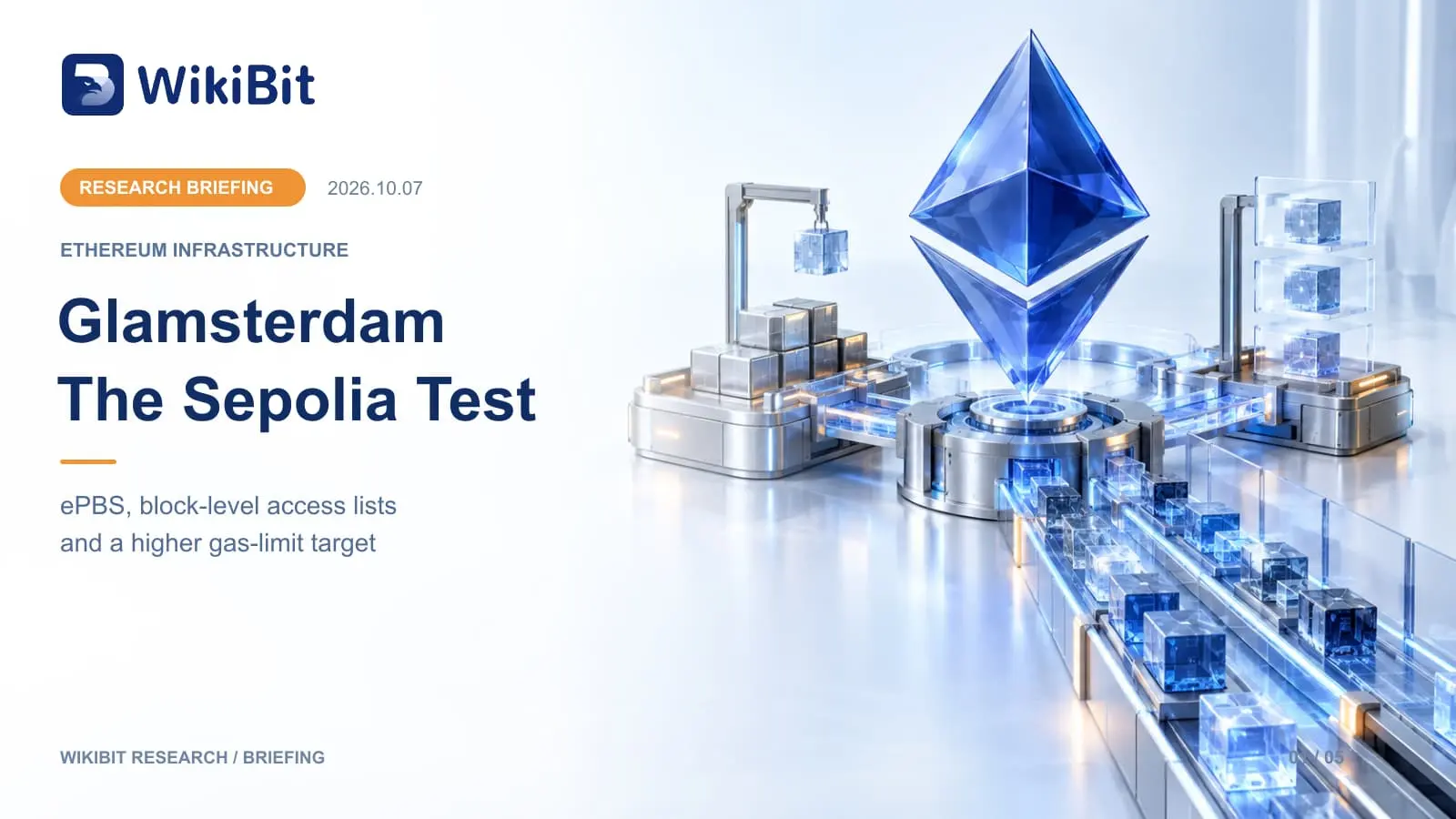 Ethereum Glamsterdam Explained: ePBS, Block-Level Access Lists and the 200M Gas Test