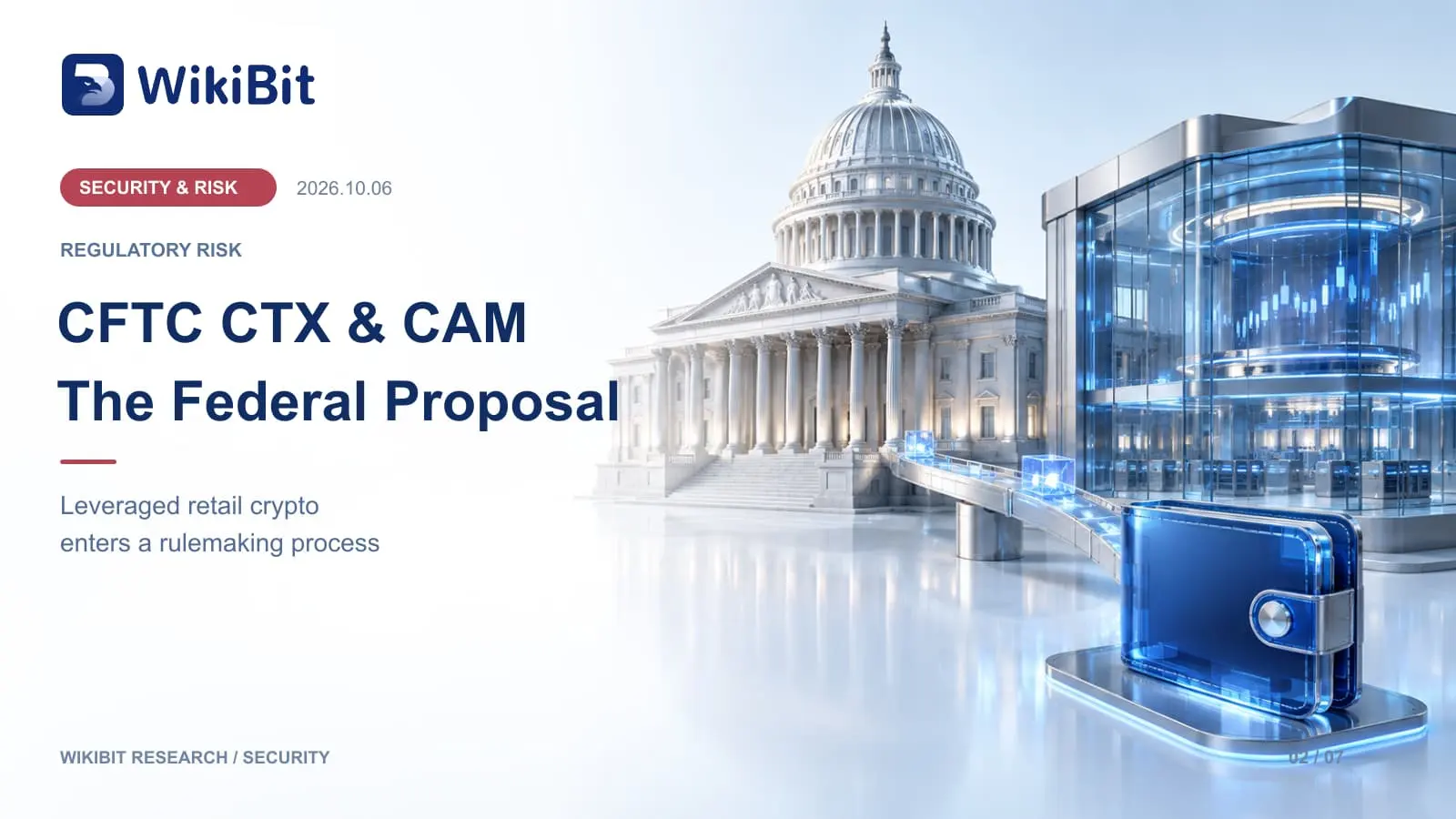 CFTC CTX/CAM Framework: A Federal Path for Leveraged Retail Crypto Markets