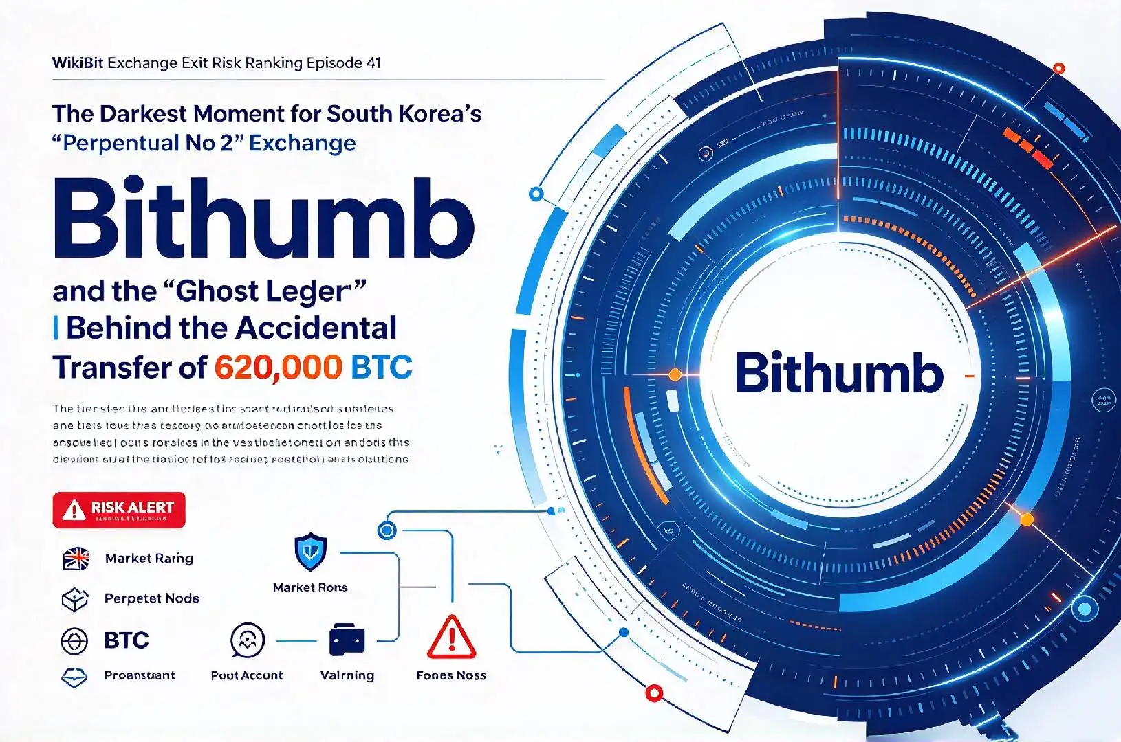 WikiBit Exchange Exit Risk Ranking Episode 41: Bithumb — The Darkest Moment for South Korea’s “Perpetual No.2” Exchange, and the “Ghost Ledger” Behind the Accidental Transfer of 620,000 BTC