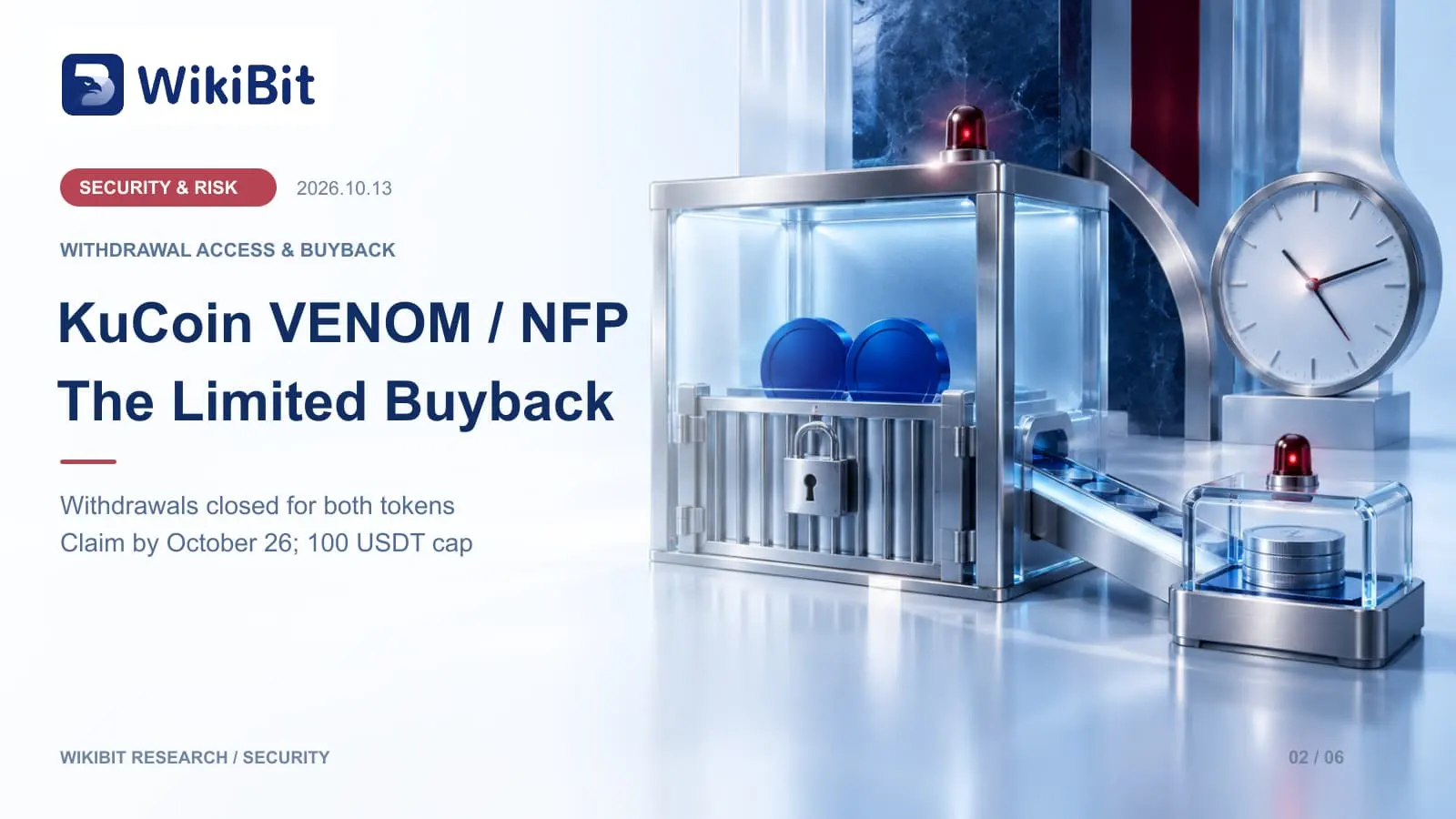 KuCoin VENOM NFP Delisting: Withdrawals Closed, USDT Buyback Cap