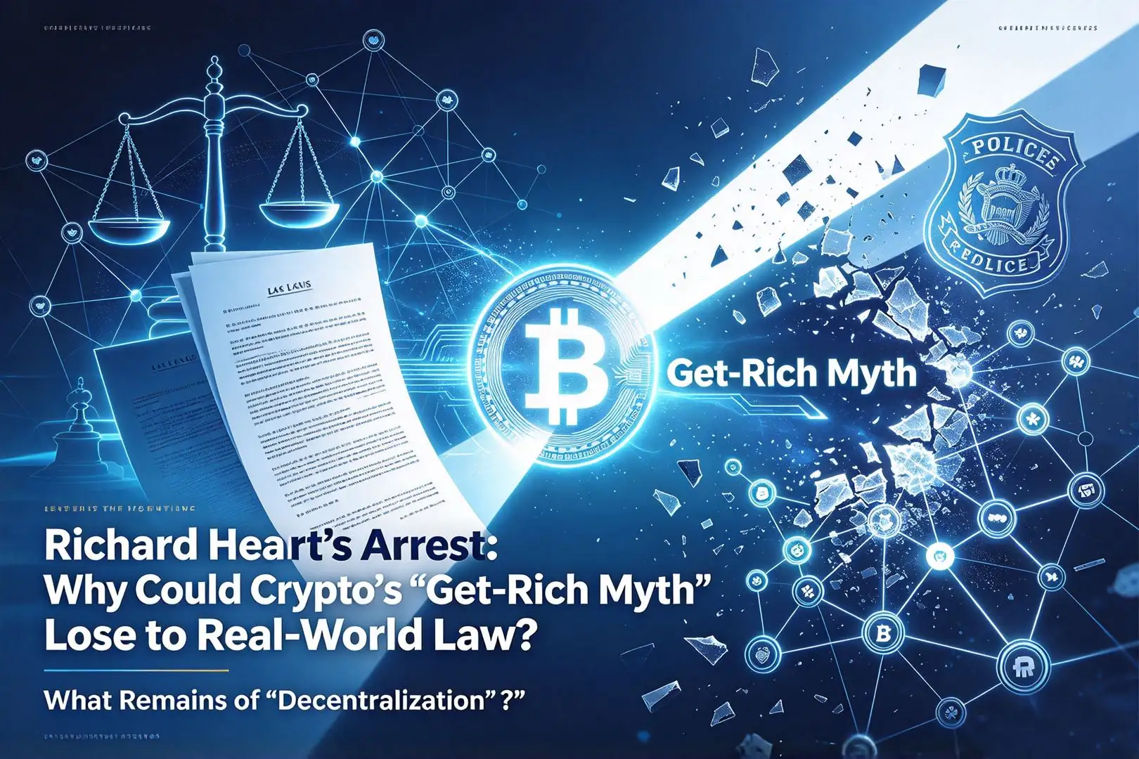 Richard Heart’s Arrest: Why Could Crypto’s “Get-Rich Myth” Lose to Real-World Law? What Remains of “Decentralization”?