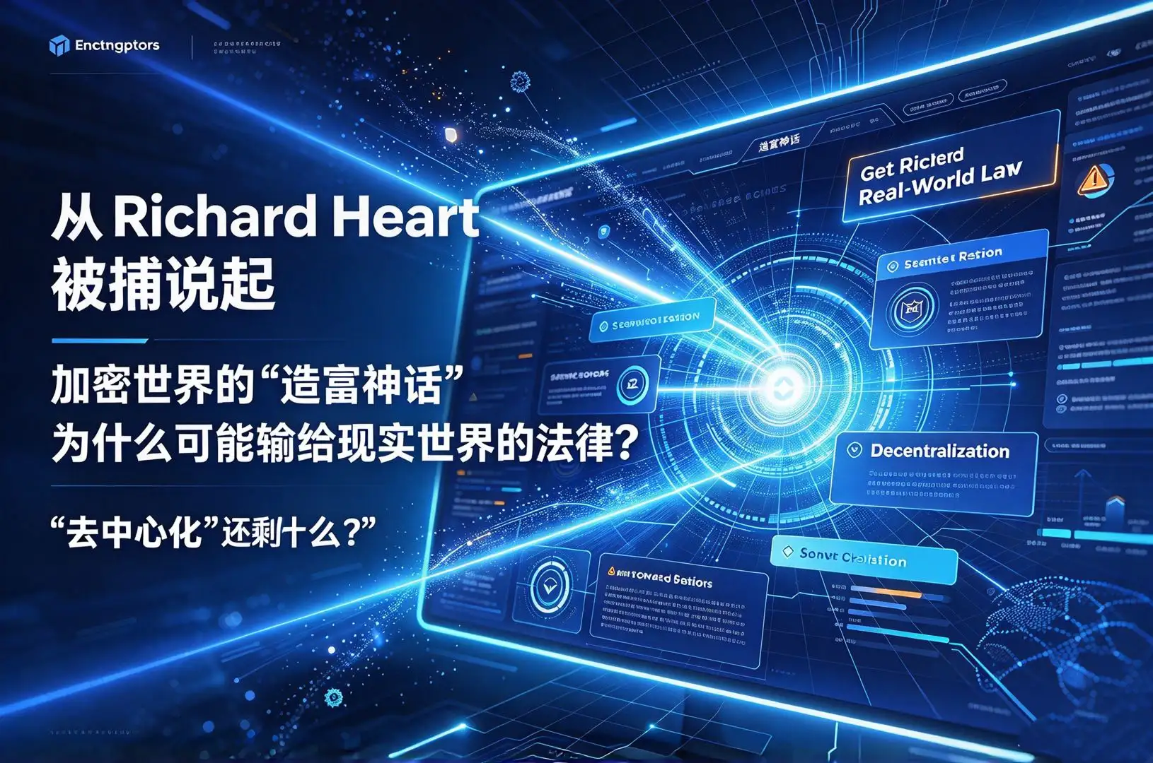 從 Richard Heart 被捕說起：加密世界的“造富神話”，爲什麼可能輸給現實世界的法律？“去中心化”還剩下什麼？