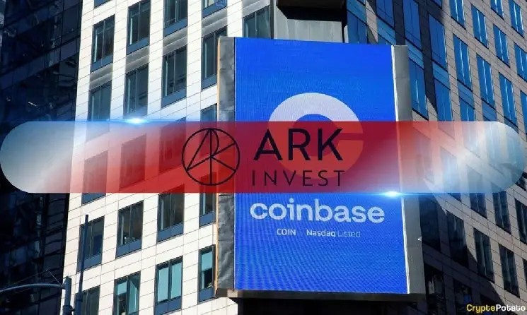 Cathie Wood‘s ARK Offloads Coinbase and Roblox to Back Tom Lee’s ETH Venture