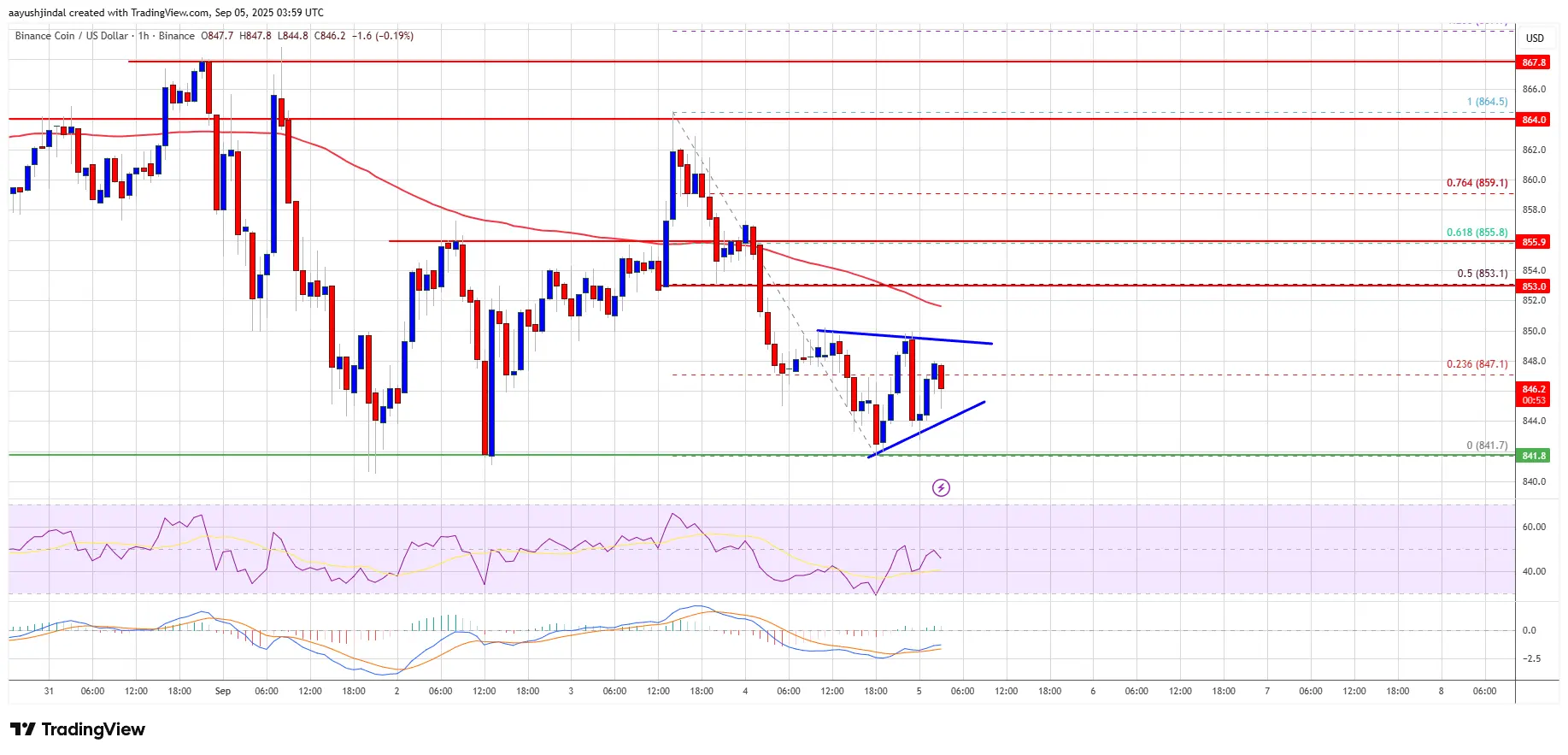 BNB Price Struggles Below $850 – Is Momentum Fading Fast？