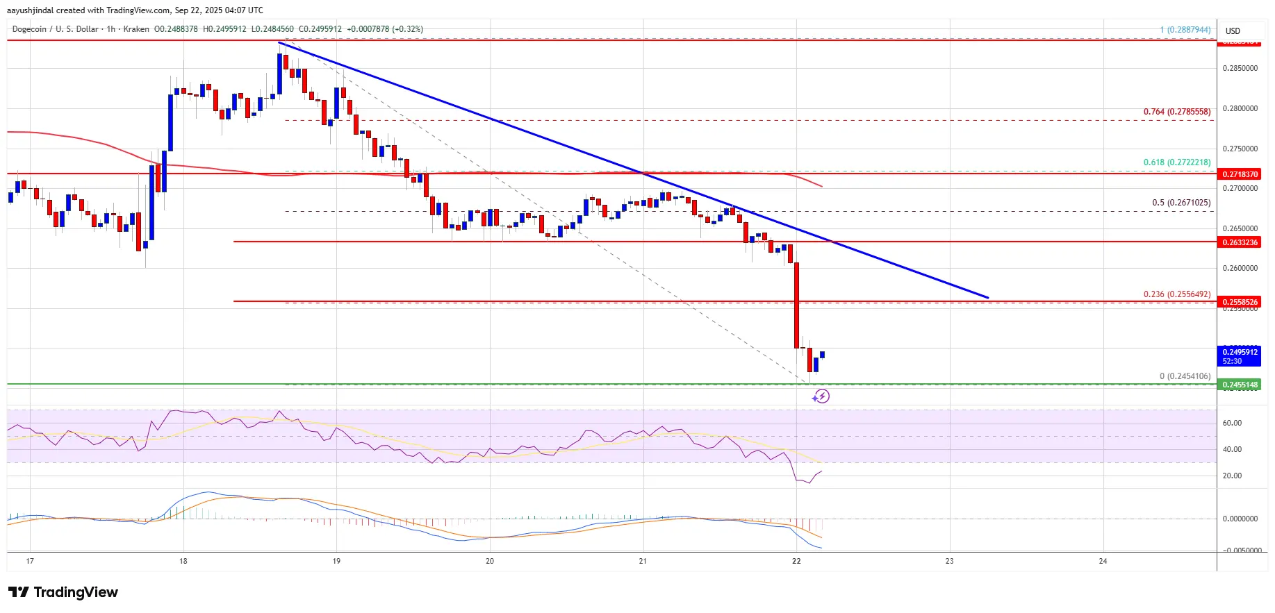 Dogecoin (DOGE) Drops Over 5% – Is This the Start of a Bigger Crash？