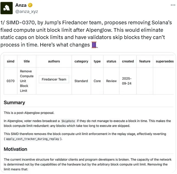 Firedancer devs want to remove Solanas block limit to speed up network