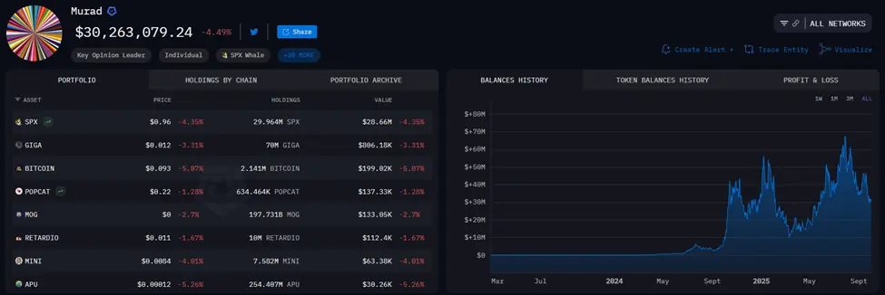 Murads $67 Million Bet on SPX6900 Tanks — Visionary or Delusional？