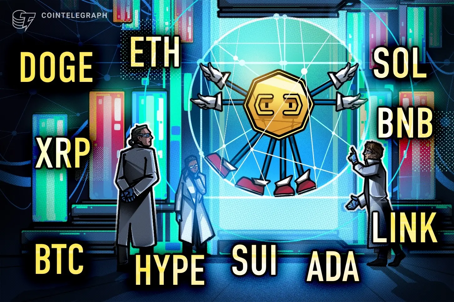 Price predictions 10/8: BTC, ETH, BNB, XRP, SOL, DOGE, ADA, HYPE, LINK, SUI