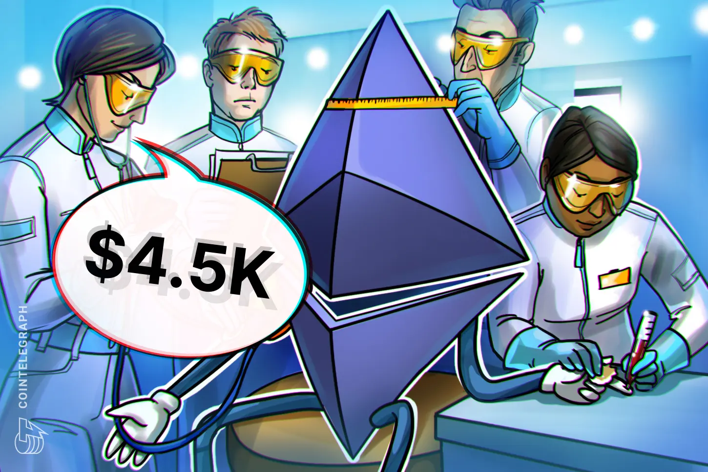 ETH readies to reclaim $4.5K as futures markets stabilize from crypto flash crash