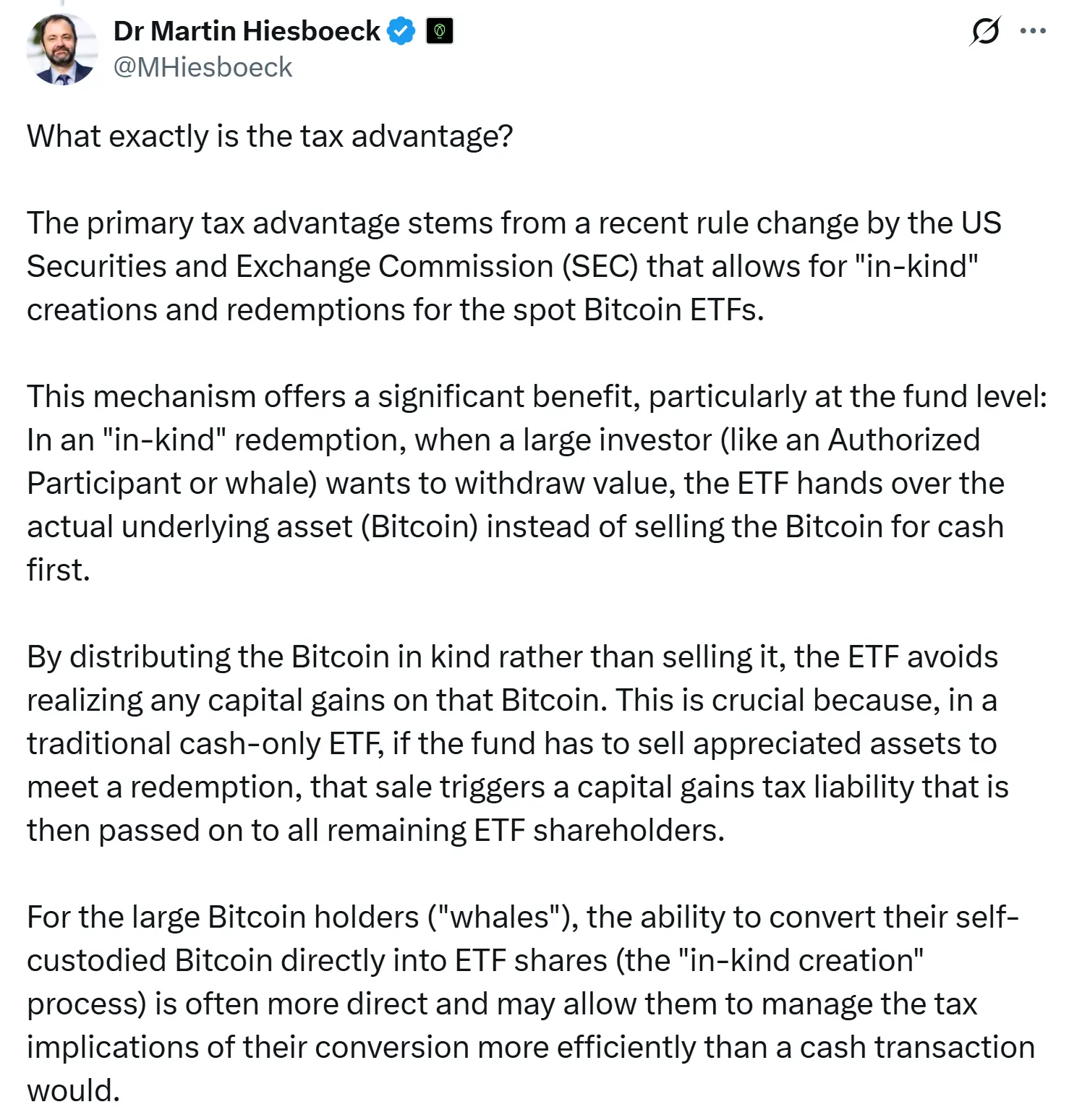 ‘Another nail in the coffin’ of original crypto spirit: Whales ditch self-custody for ETFs