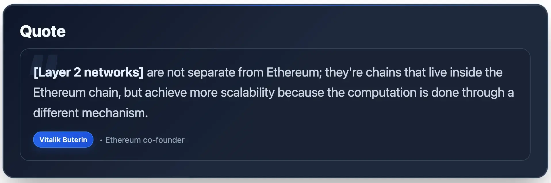 What Is a Layer 2?