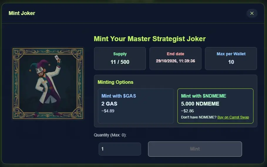 War on Bugs to launch Master Strategist Joker NFT Collection on Nov. 24