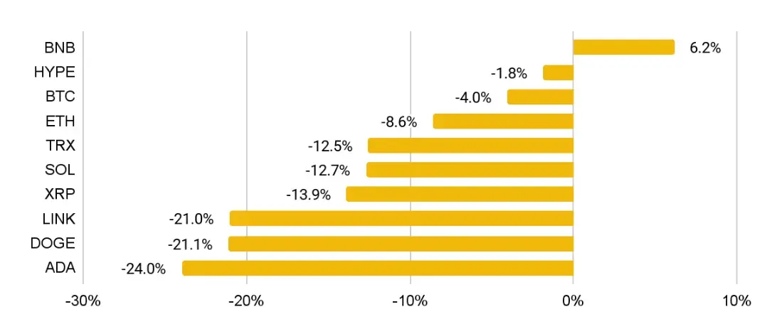 Binance Issues "Red October" Report! Bitcoin Maintains Market Share Despite Historic Crash, This Altcoin Becomes the Only Riser in October!