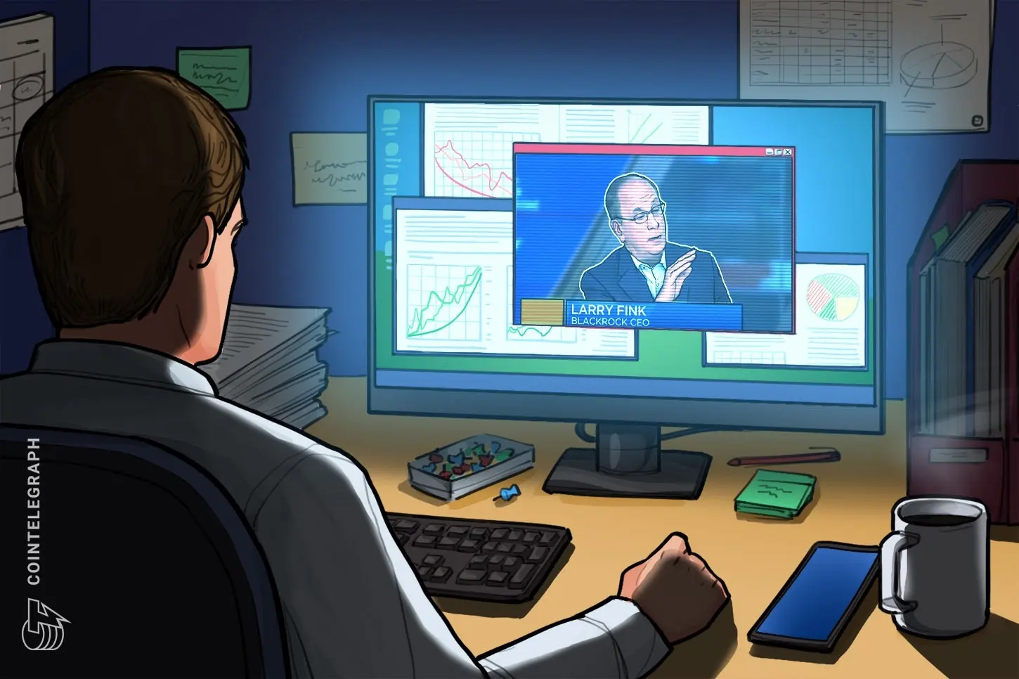 BlackRock‘s Fink calls Bitcoin an ’asset of fear, softens crypto stance