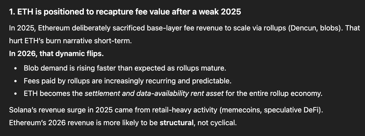 Ethereum v. Solana; Here's ChatGPT's best pick for 2026