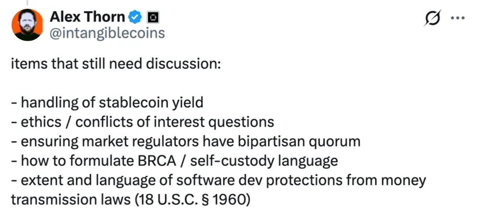 CLARITY Act headed for markup next week: Senator Tim Scott