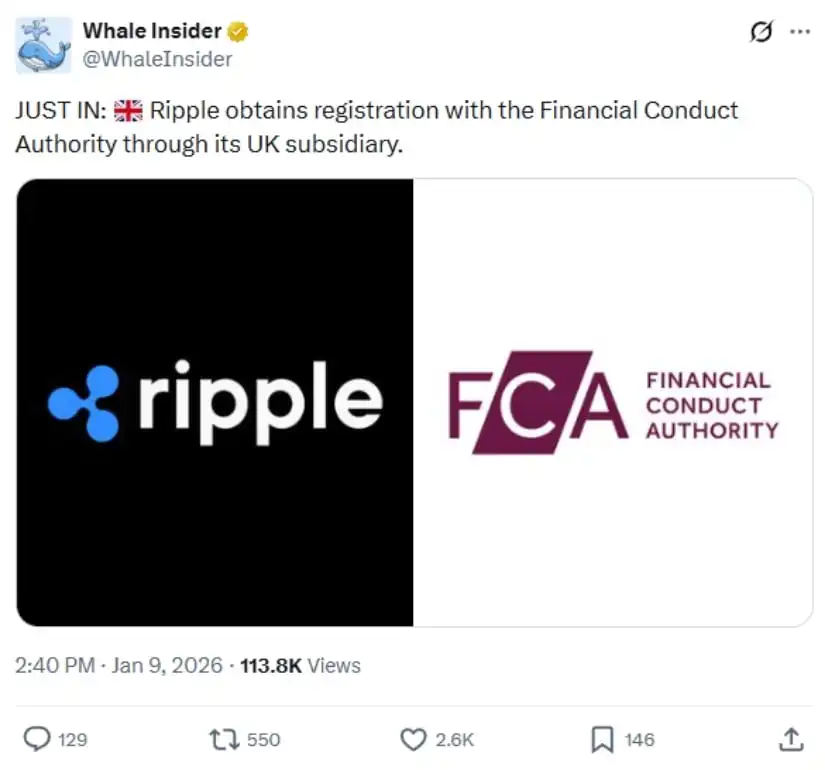 Ripple Secures FCA Approval to Expand Crypto Operations in the UK