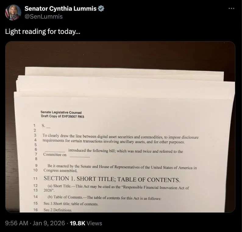 US lawmakers demand ethics safeguards for market structure bill: Report