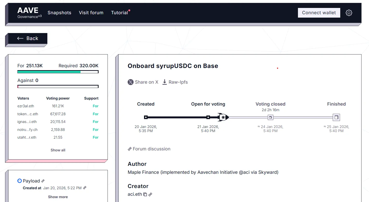 Maple brings syrupUSDC to Base, targets Aave V3 listing