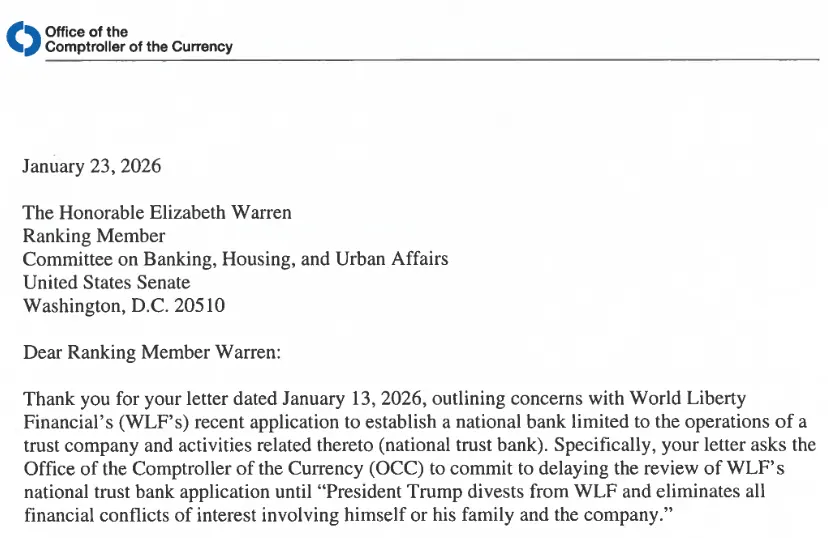 Trump-picked OCC head proceeds with consideration of WLF's bank charter