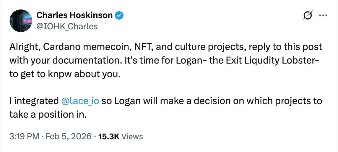 Cardano Creator Calls on ADA Community Amid $1.05 Billion Crypto Bloodbath