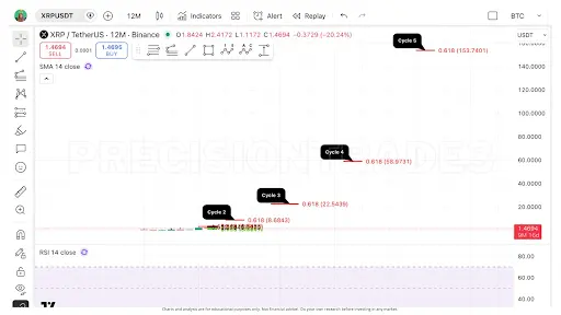 Pundits XRP Projection For Next Bull Cycle Shows When Rally To $100 Is Coming