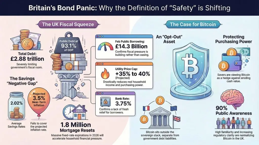 Britains bond panic is currently making the case for Bitcoin many people seem to have forgetten