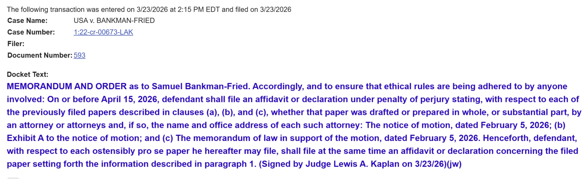 Mystery Letter Throws Sam Bankman-Frieds Retrial Push Into Doubt