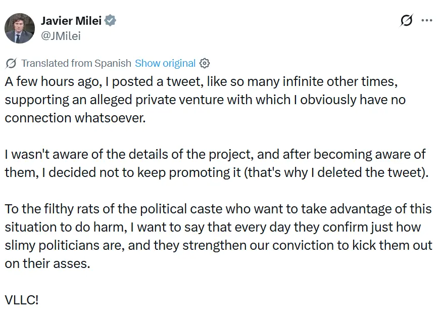 New evidence in Libra probe renews questions about Milei involvement