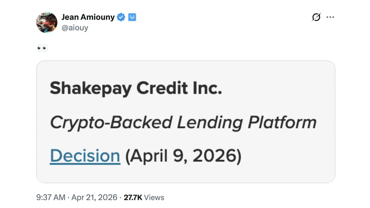 Shakepay Enables Bitcoin-Backed Lending in Canada After AMF Green Light