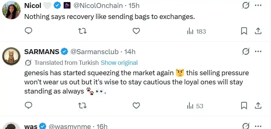 Can Ethereum hold $2.2K after WLFI and Genesis sold over 9,900 ETH？