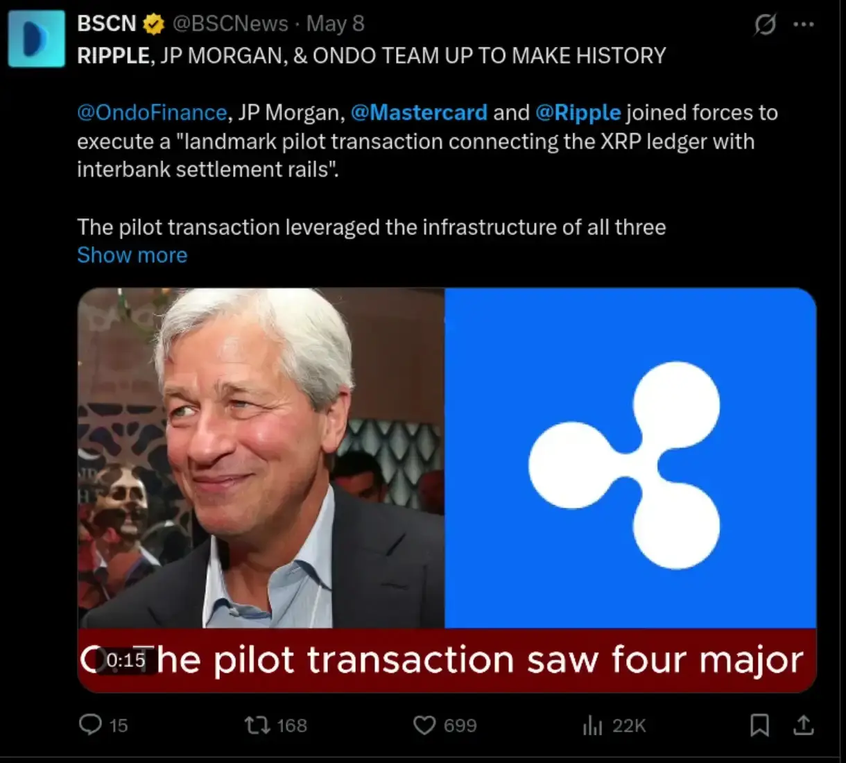 JPMorgan, Mastercard, and Ripple: Could This Alliance Unlock Tokenizations Next Breakout？