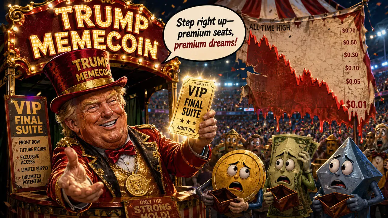 TRUMP coin World Cup VIP offer lets insiders sell while holders compete for tickets