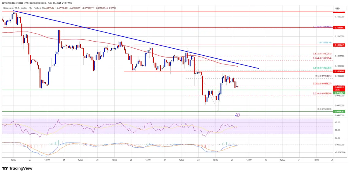 Dogecoin (DOGE) Cant Catch A Break—Bears Keep Swinging