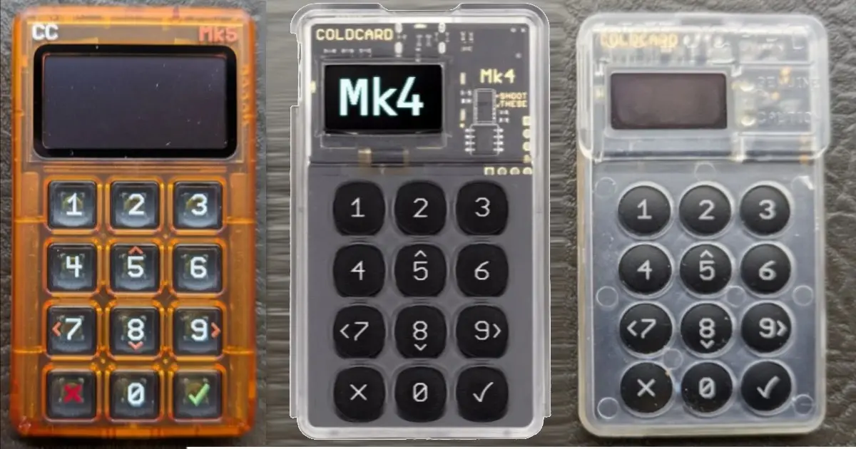 Coinkite Launches Coldcard MK5: Major UX Upgrades to Flagship Bitcoin Hardware Wallet