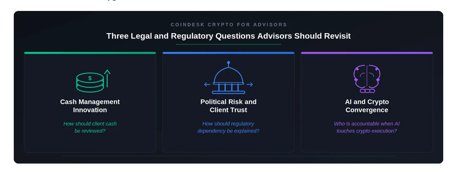Crypto for Advisors: The crypto due diligence questions you forgot to ask