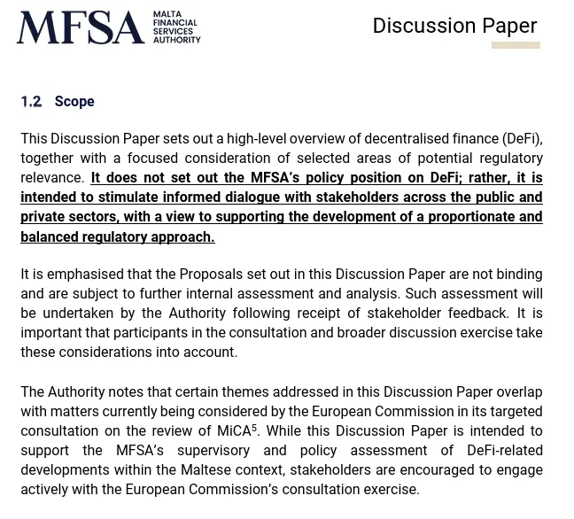 Malta proposes DeFi rulebook covering DAOs under MiCA-era framework