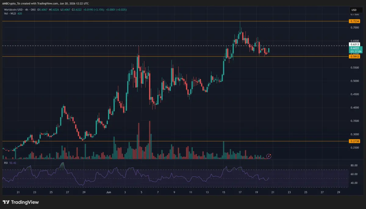 Worldcoin: Can WLD price recover after its pullback from $0.71?