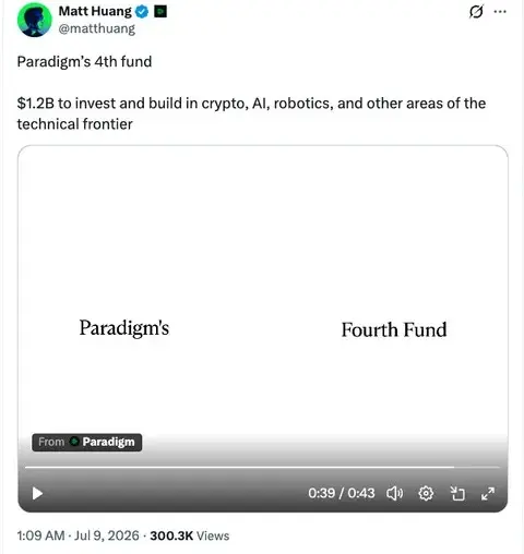 Crypto VC Paradigm raises $1.2B to push into AI