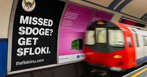 Memecoin Floki Inu targets Londoners in new advertising campaign