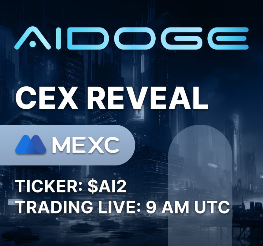 New Coin Listing to Watch AiDoge to List on MEXC Uniswap