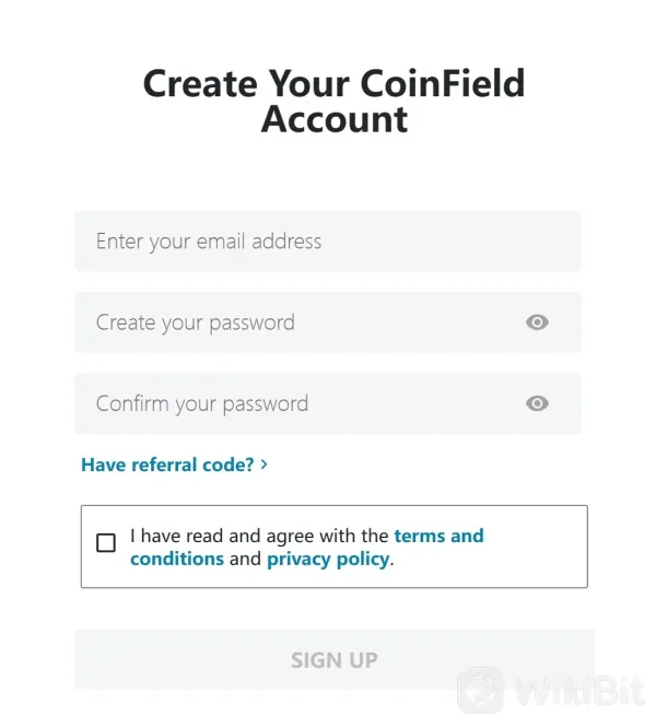 punan ang email address at password