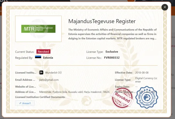 Regulatory Authority