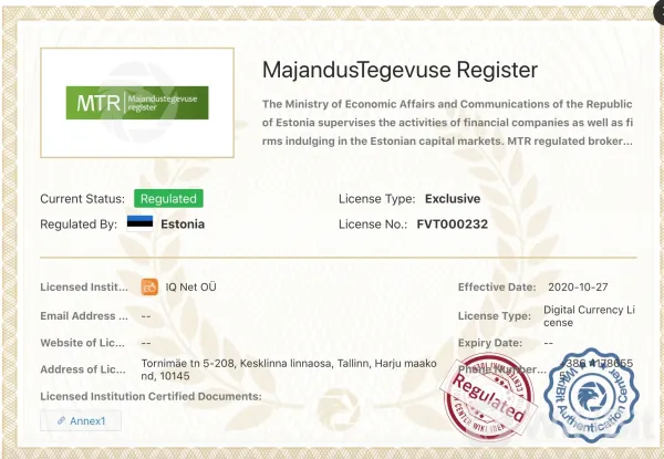 Regulatory Authority