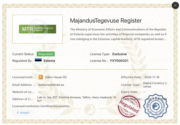 Regulatory Authority