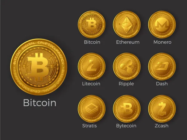 Cryptocurrencies Available