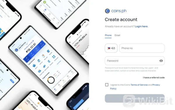 next step of create account
