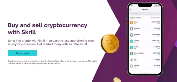 Cryptocurrencies Available